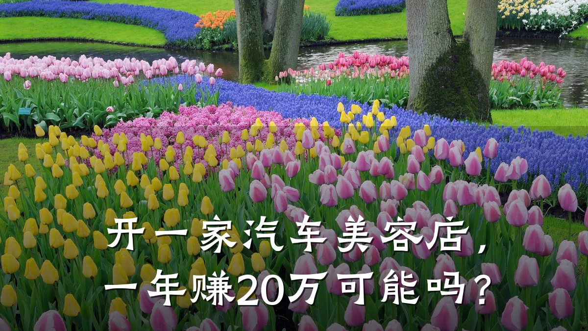开一家汽车美容店,一年赚20万可能吗?