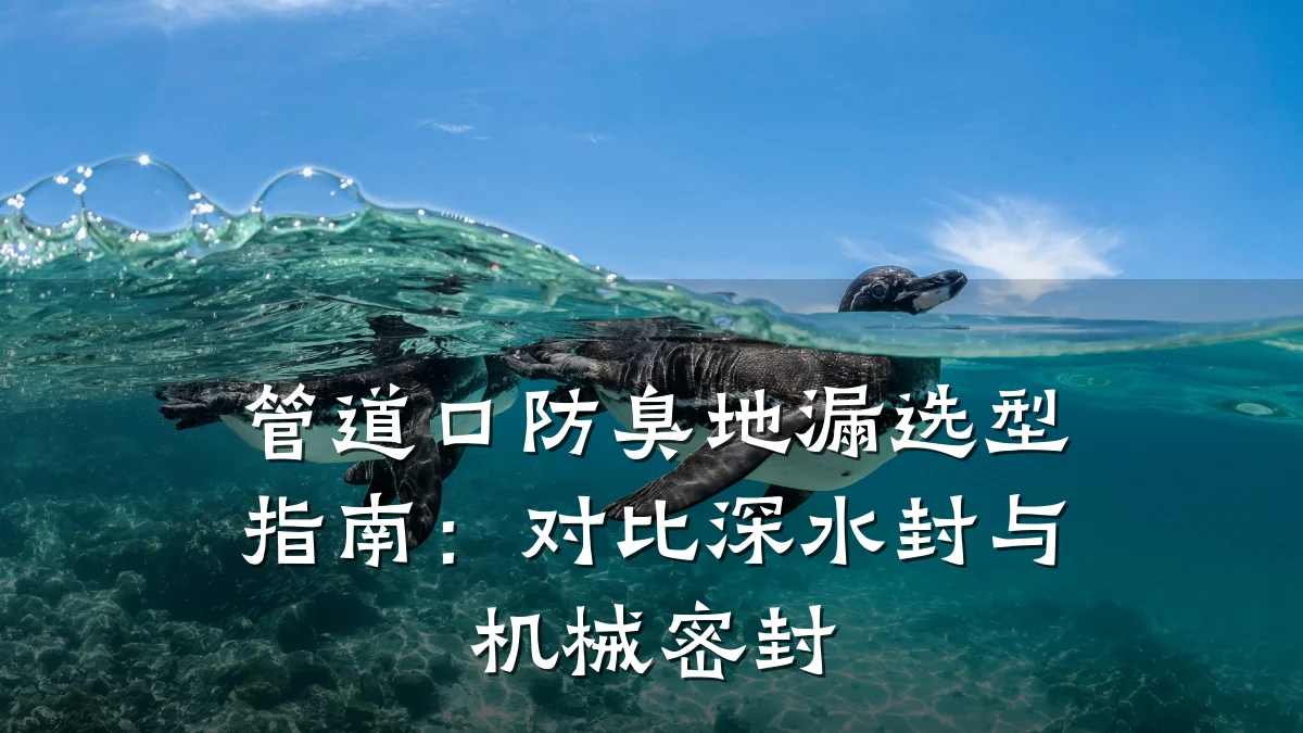 管道口防臭地漏选型指南:对比深水封与机械密封