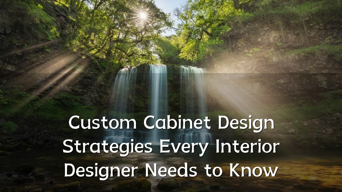 Custom Cabinet Design Strategies Every Interior Designer Needs to Know