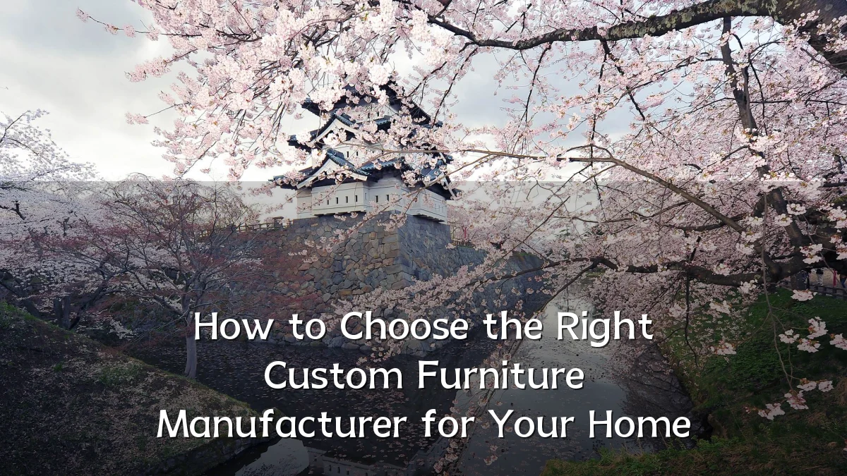 How to Choose the Right Custom Furniture Manufacturer for Your Home