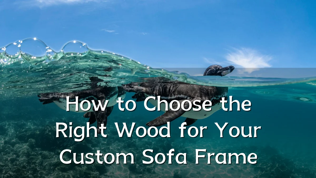 How to Choose the Right Wood for Your Custom Sofa Frame