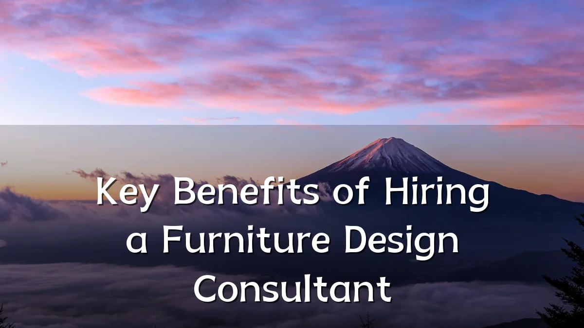 Key Benefits of Hiring a Furniture Design Consultant