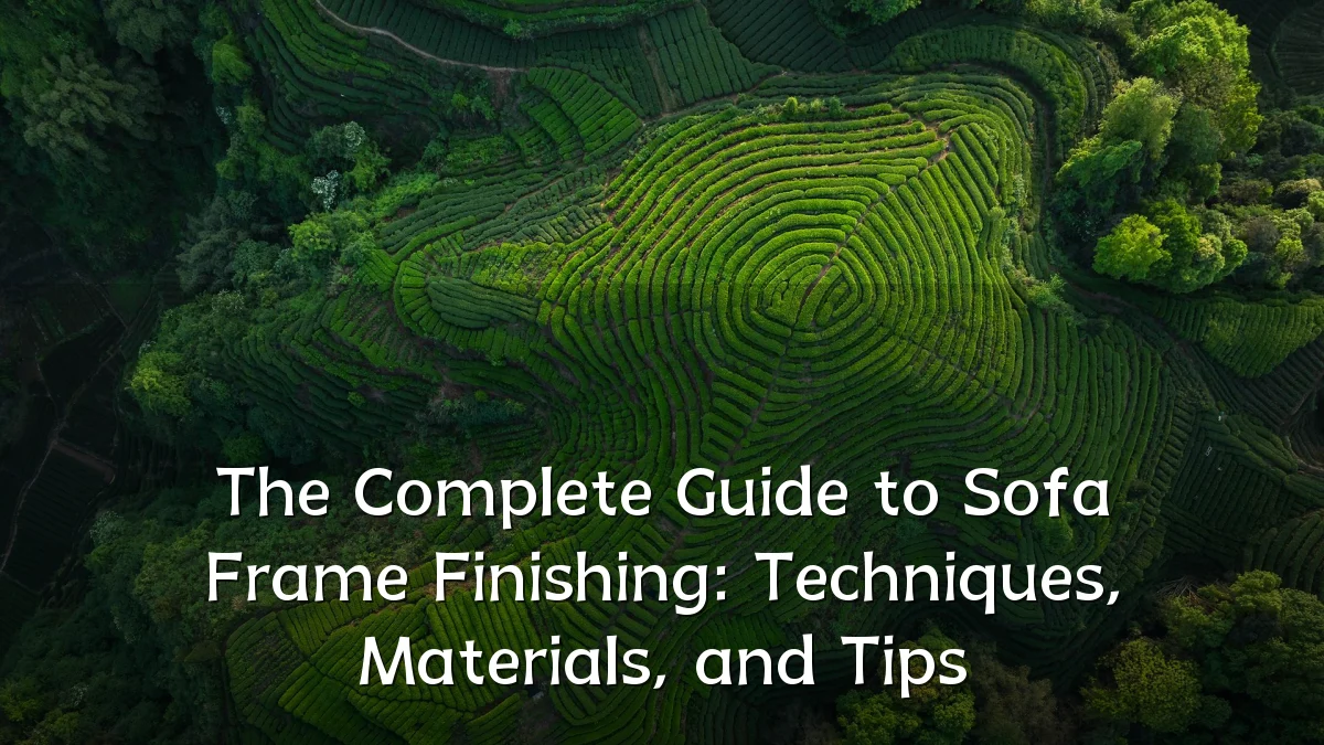 The Complete Guide to Sofa Frame Finishing: Techniques, Materials, and Tips