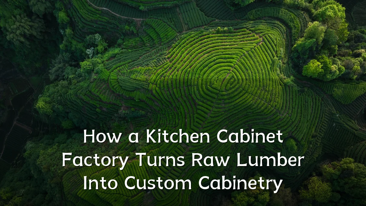 How a Kitchen Cabinet Factory Turns Raw Lumber Into Custom Cabinetry