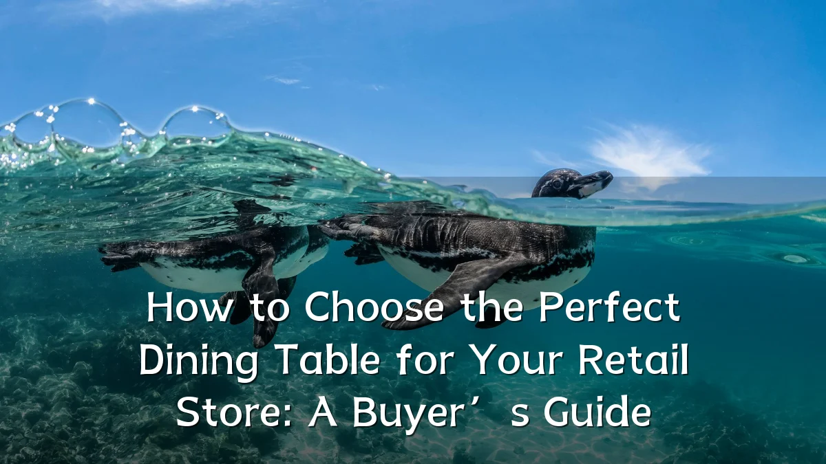 How to Choose the Perfect Dining Table for Your Retail Store: A Buyer’s Guide