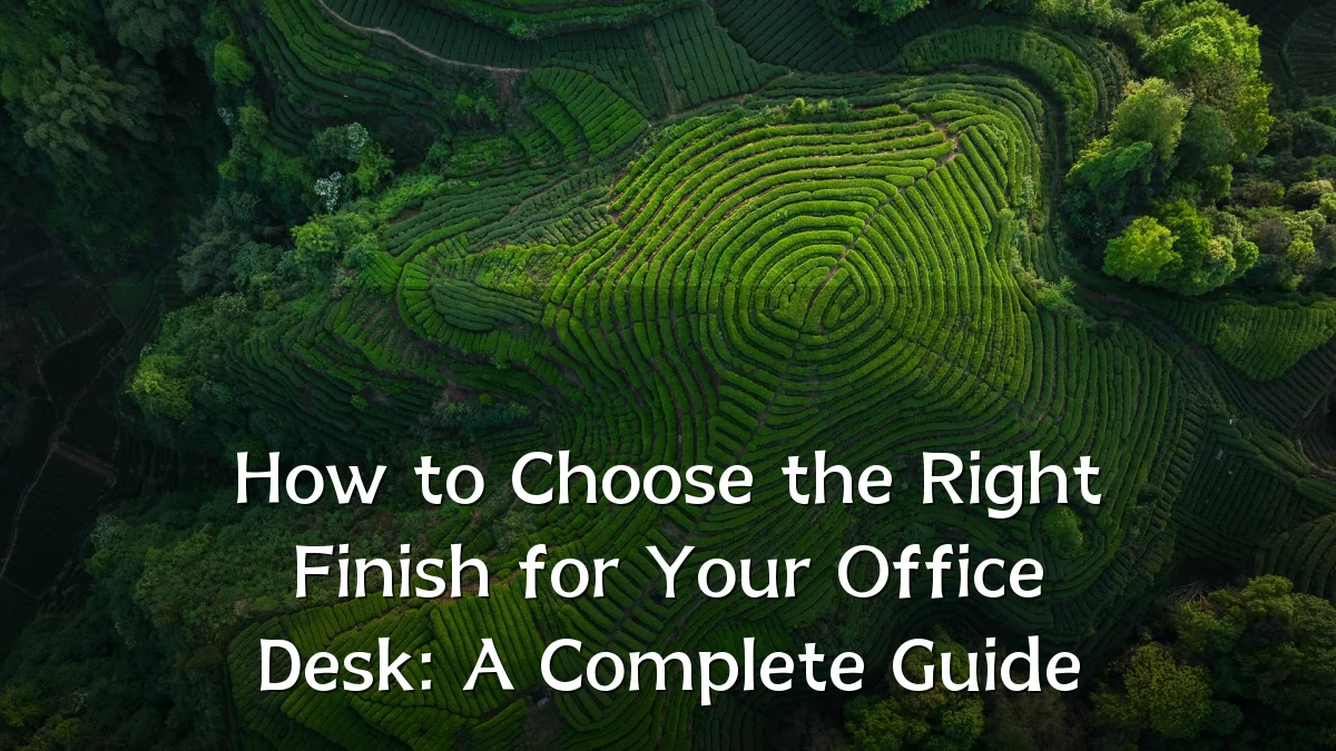 How to Choose the Right Finish for Your Office Desk: A Complete Guide