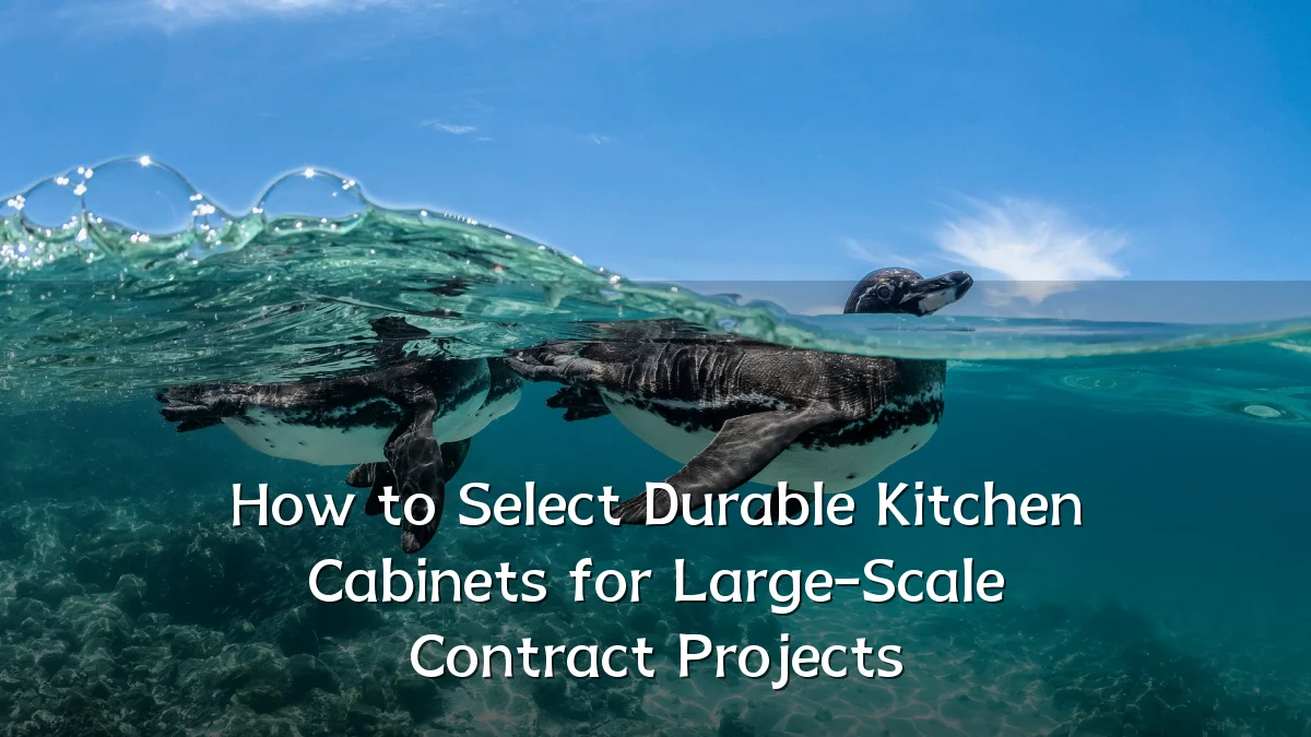 How to Select Durable Kitchen Cabinets for Large-Scale Contract Projects