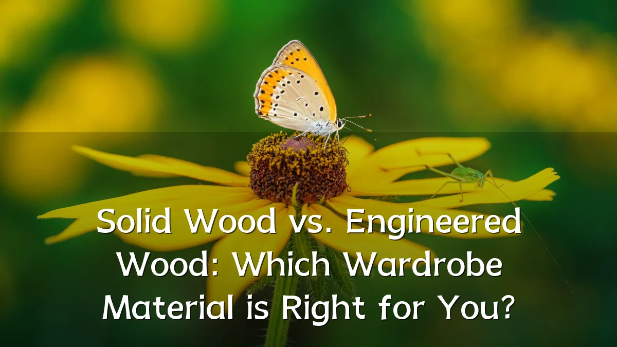 Solid Wood vs. Engineered Wood: Which Wardrobe Material is Right for You?