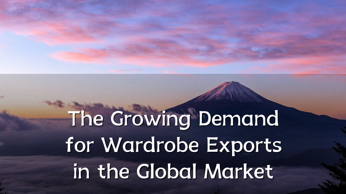 The Growing Demand for Wardrobe Exports in the Global Market