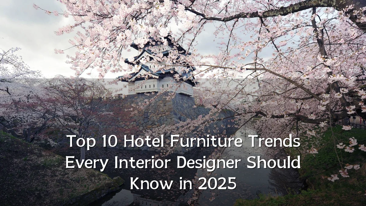 Top 10 Hotel Furniture Trends Every Interior Designer Should Know in 2025