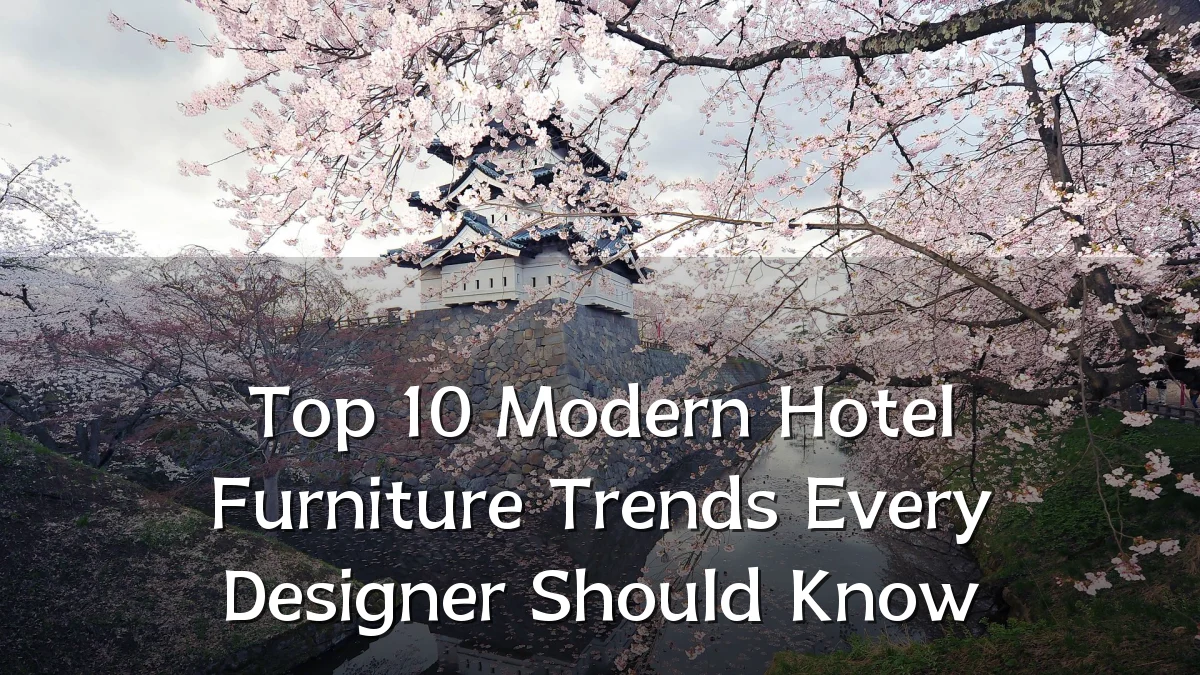 Top 10 Modern Hotel Furniture Trends Every Designer Should Know