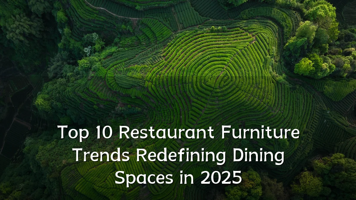 Top 10 Restaurant Furniture Trends Redefining Dining Spaces in 2025