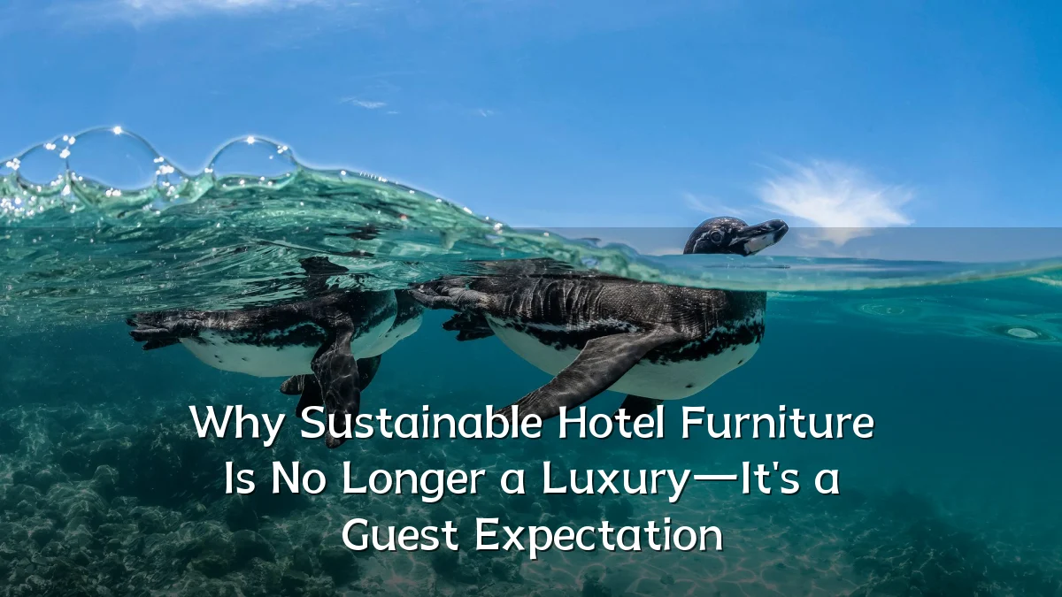 Why Sustainable Hotel Furniture Is No Longer a Luxury—It's a Guest Expectation