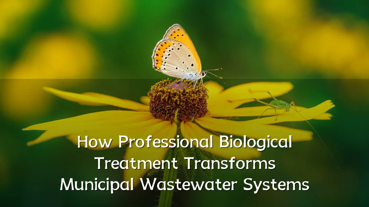 How Professional Biological Treatment Transforms Municipal Wastewater Systems