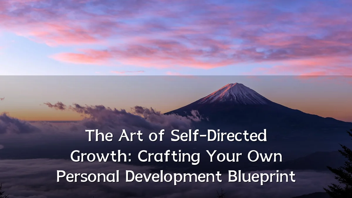 The Art of Self-Directed Growth: Crafting Your Own Personal Development Blueprint