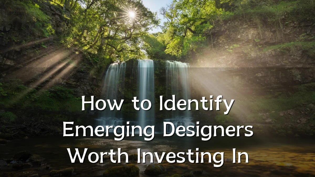 How to Identify Emerging Designers Worth Investing In